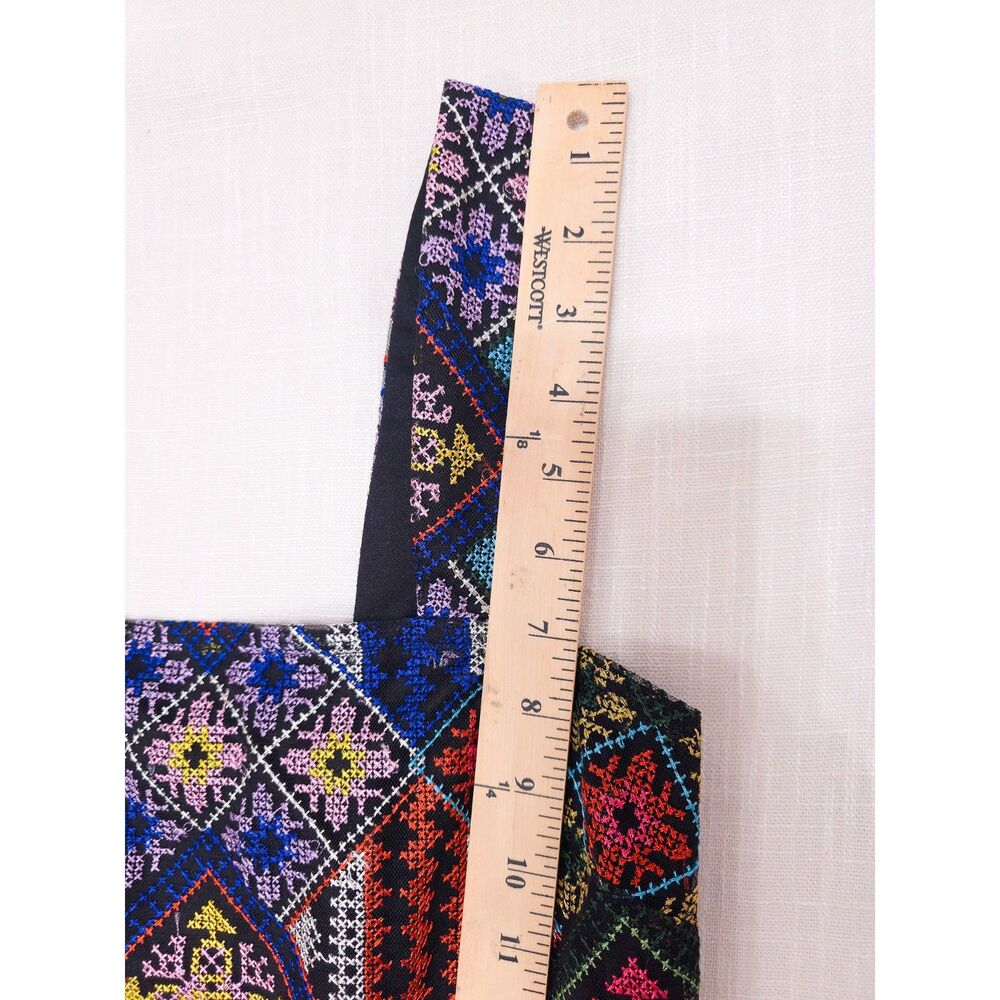 Fate Needlepoint Geometric Patchwork Mini Dress S… - image 12